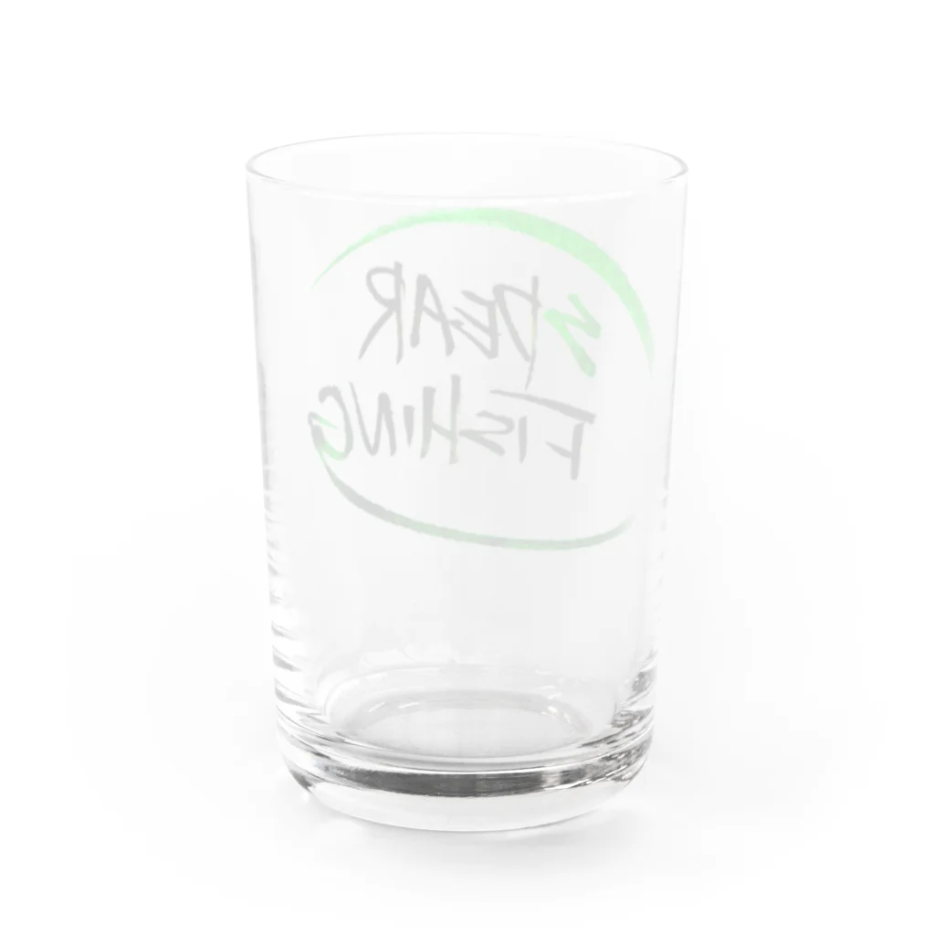 おさるさんのSPEAR FISHING・素潜り Water Glass :back