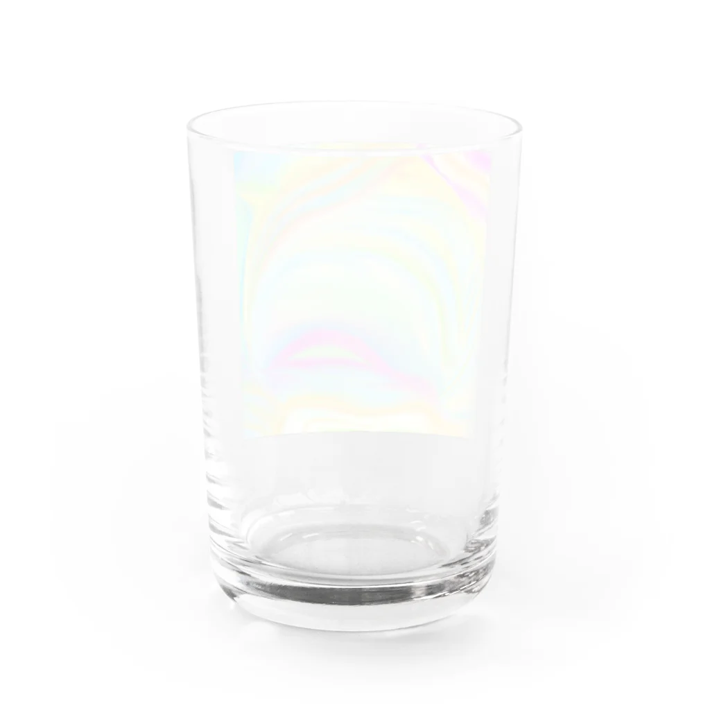 ハッピースマイルのカラフルキャンディードリーム Water Glass :back