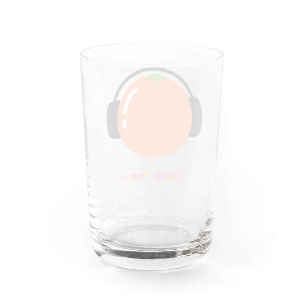 PaP➡︎Poco.a.Pocoのorange music Water Glass :back