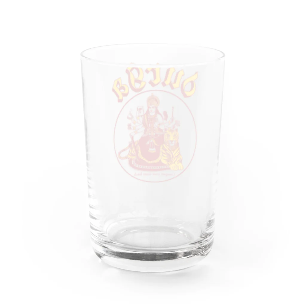 ITSUMItalkstoreのDURGA 赤×黄色（ズレ） Water Glass :back