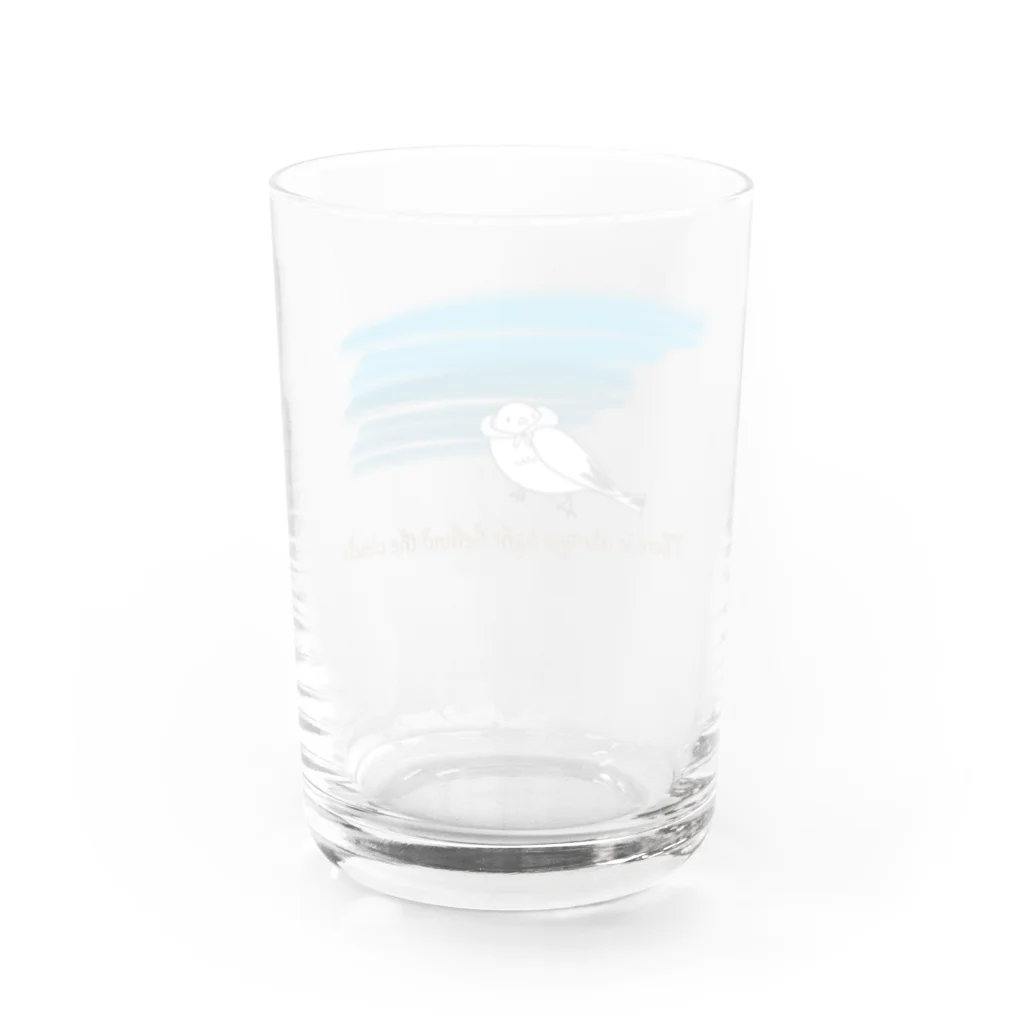 mORita工房の雲の向こうは、いつも青空 Water Glass :back