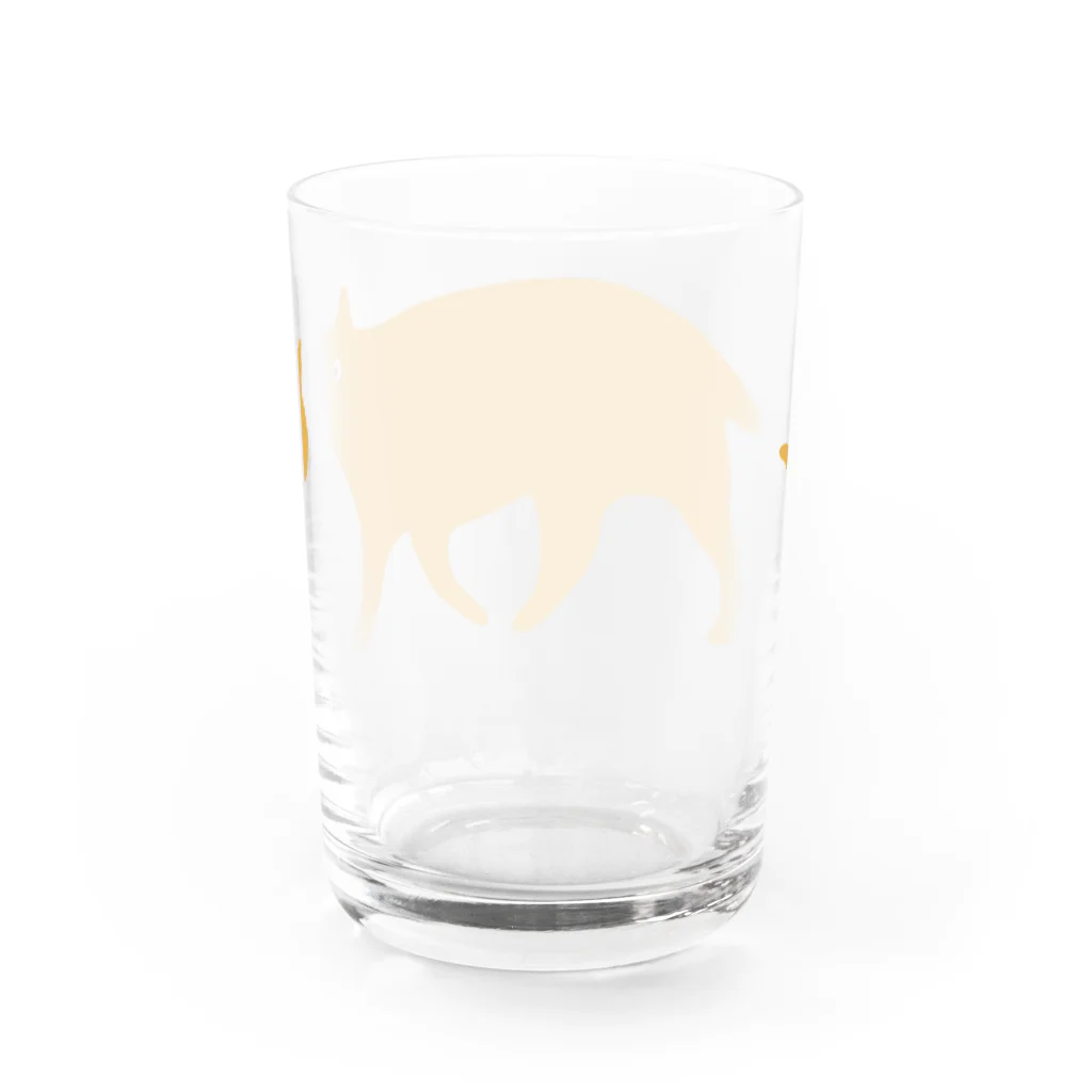 JTadano Collectionのおまわり猫 パポ君 / PAPO Water Glass :back