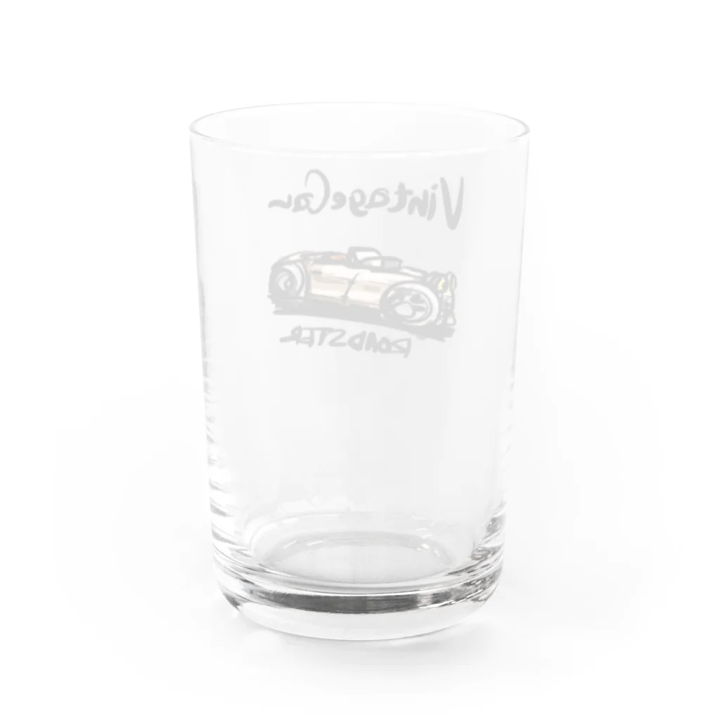 スタジオばんやのビンテージカー Water Glass :back