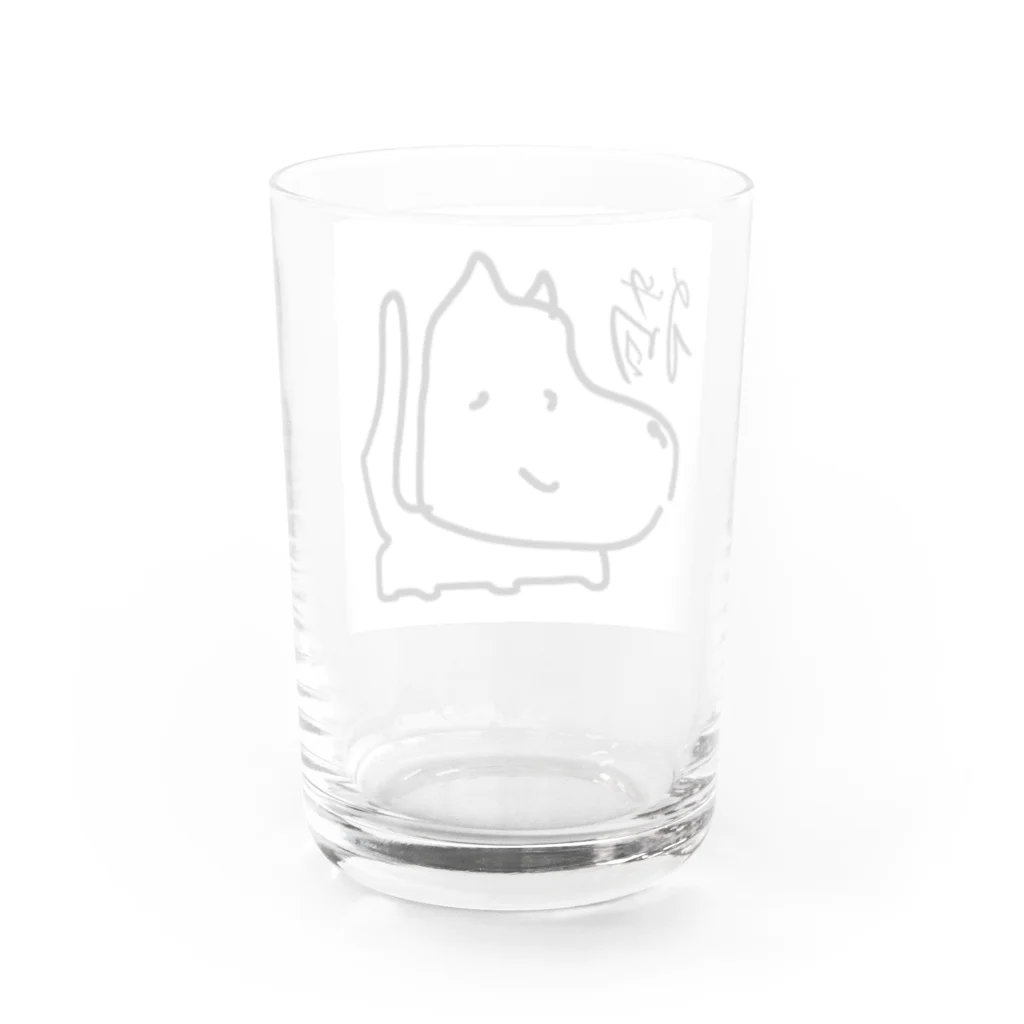 ガチ、😍とまと(笑)🤣🏨🏨の猫 Water Glass :back