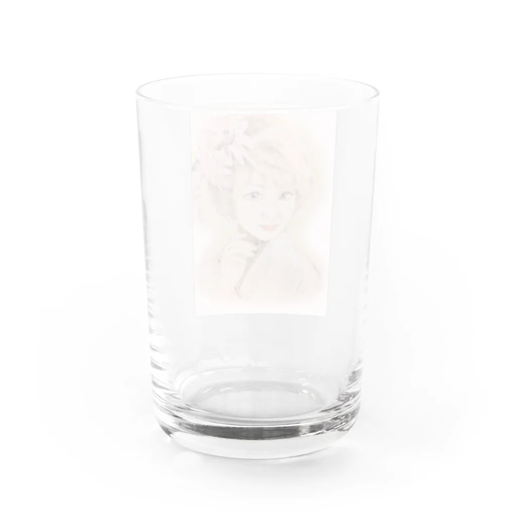 keikororinのKIMONOgirl Water Glass :back