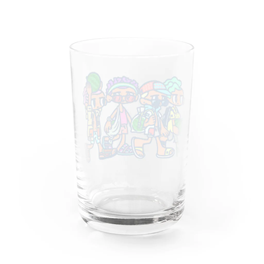 ニウハイスーカのすいか四人衆 Water Glass :back