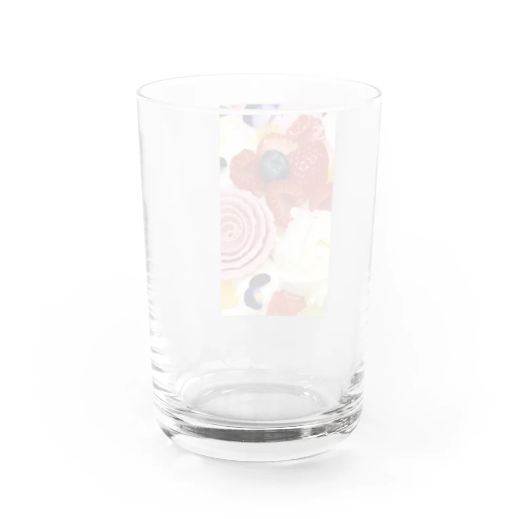 こぱの花とフルーツ Water Glass :back