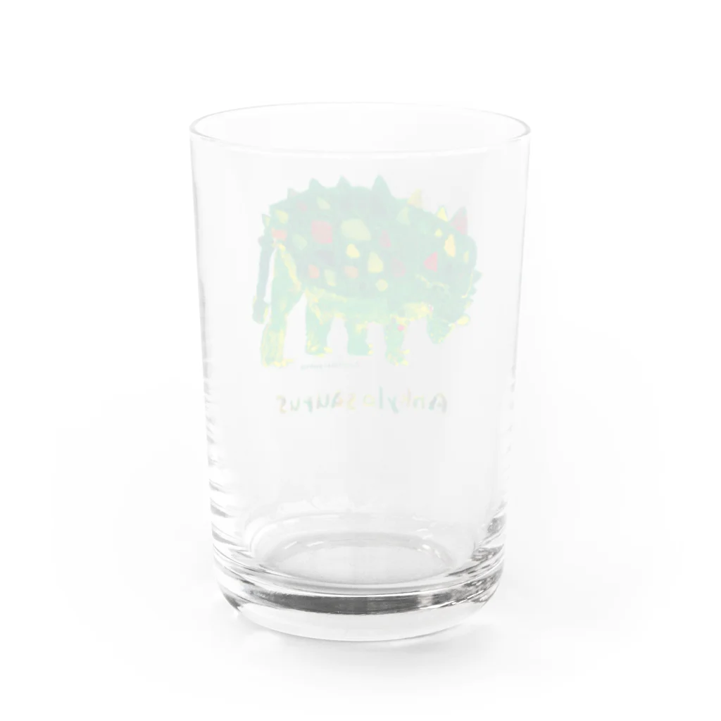 長崎真悟のアンキロサウルス Water Glass :back