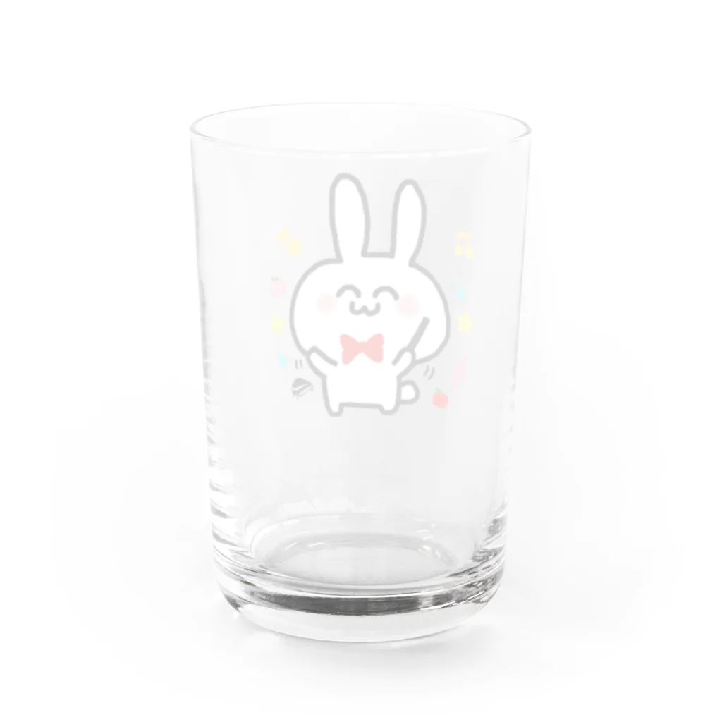 makichan-momoRabbiのももらび Water Glass :back