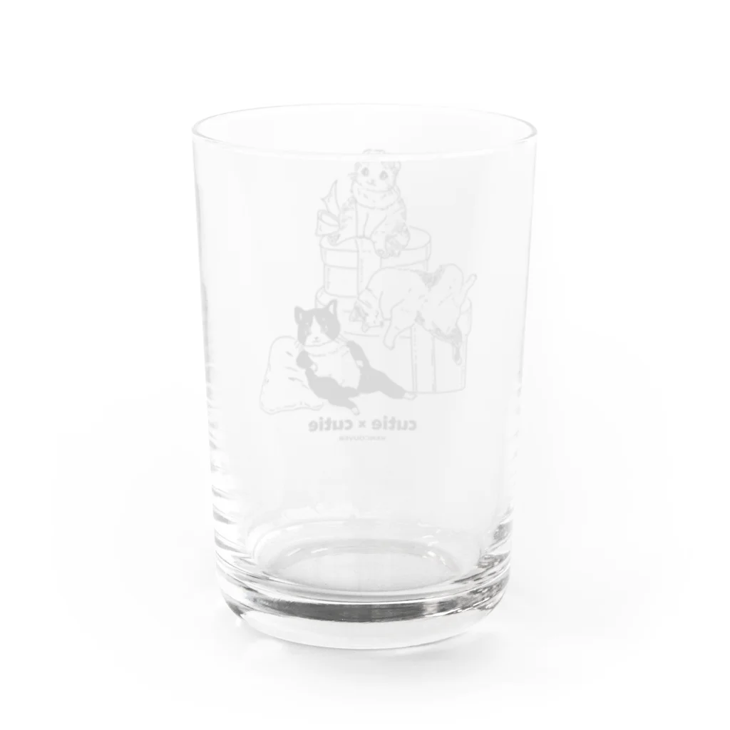 Cutie x Cutie Vancouverのバンクーバーの猫たち Water Glass :back