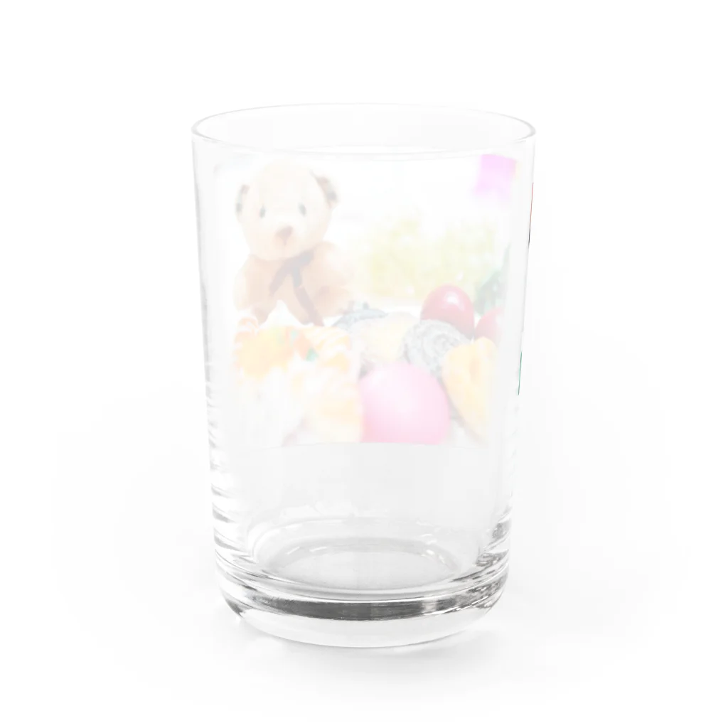 CHIHO'S CLOSETのクマさんのご馳走 Water Glass :back