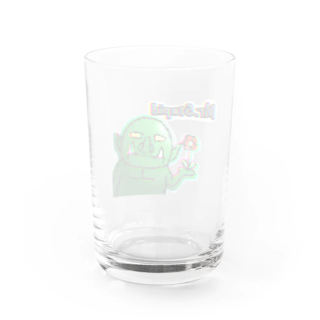 おーくちゃんの平和君 Water Glass :back