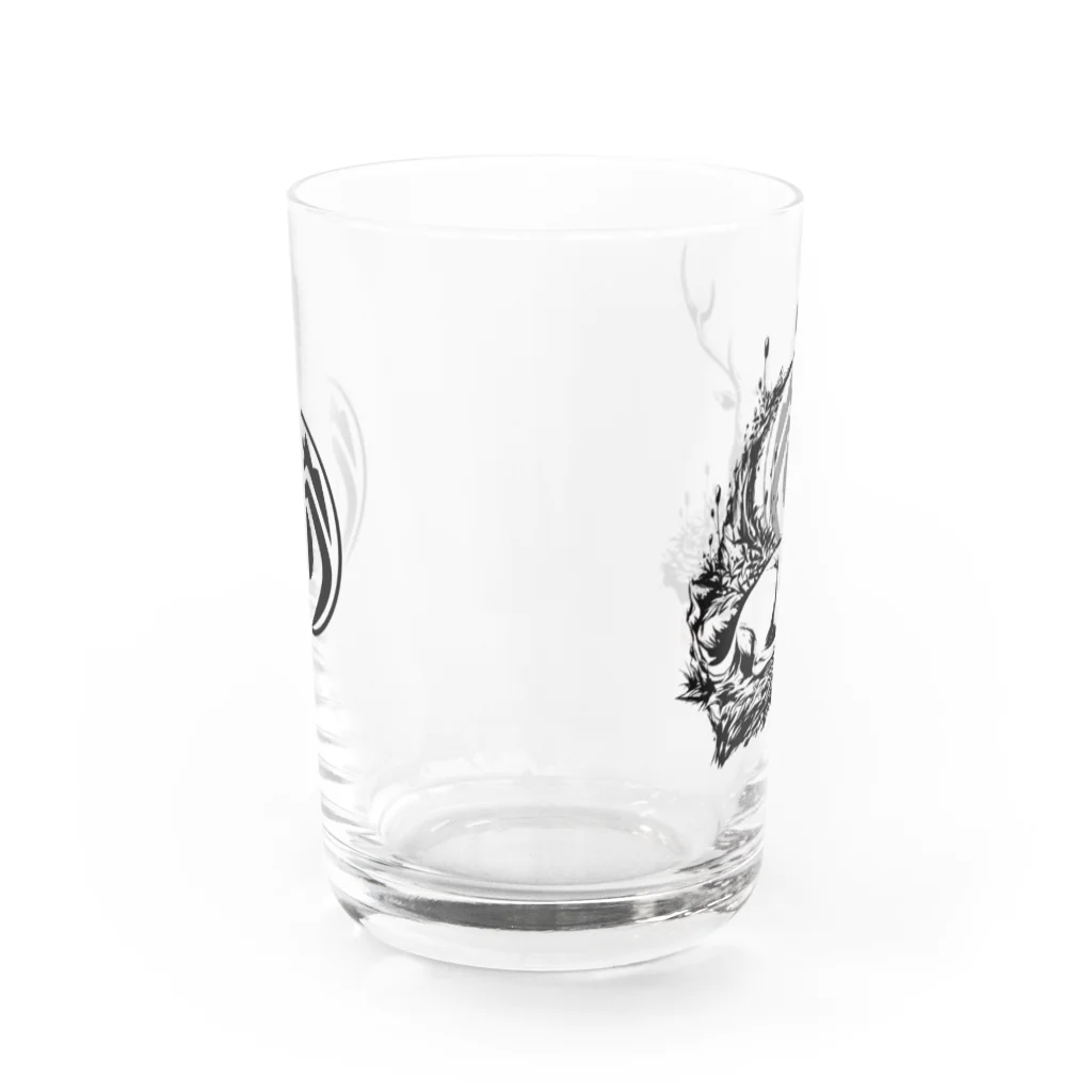 ミッカゴグッズ公式の《神鹿》デザイン/グラス数量限定販売中！ Water Glass :back