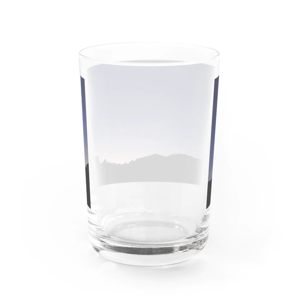 空置き場店のいつかの夜明け Water Glass :back
