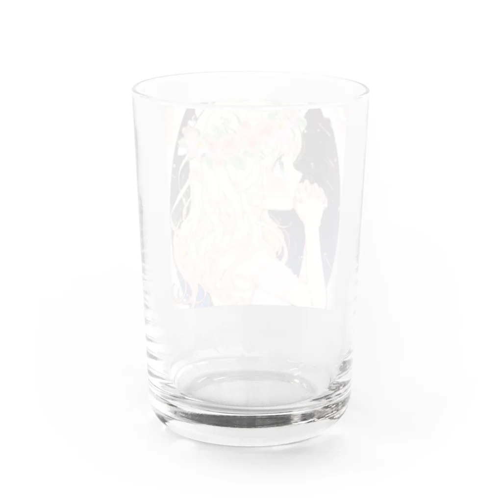 ♰壱夜ちゃん✞の夢かわガールちゃん Water Glass :back