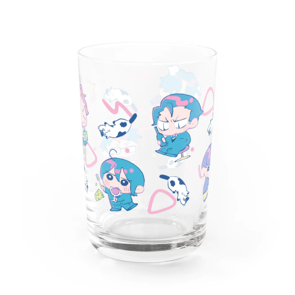 🍵ﾌﾟのおさけのみのみ Water Glass :back