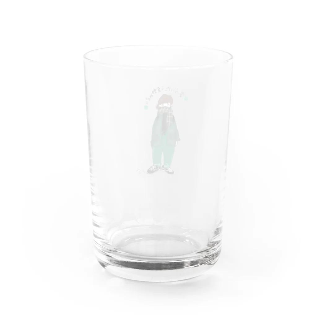 作凪の気づいたら全部みどり Water Glass :back