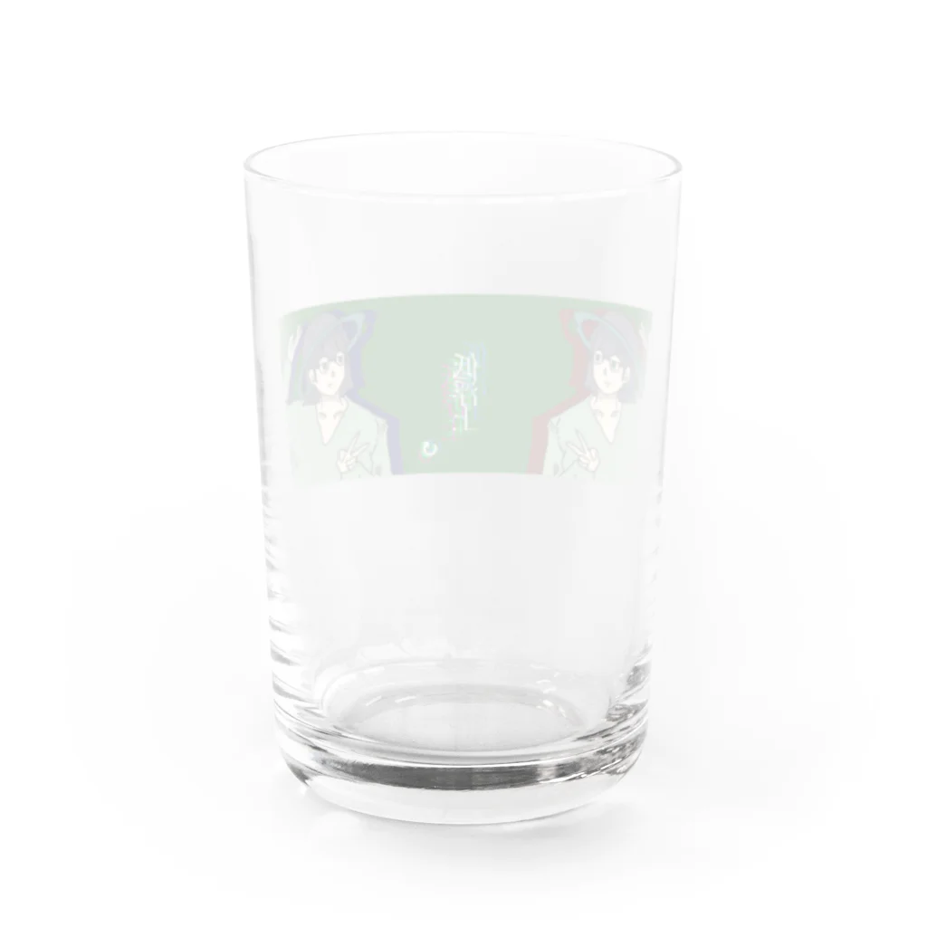 ジト目の低浮上 Water Glass :back