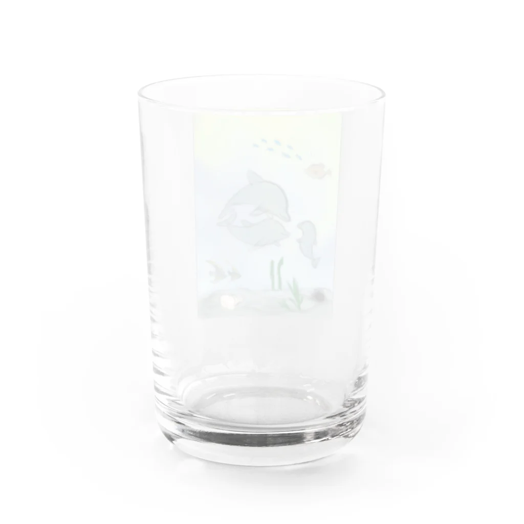 わかかのうみのなか Water Glass :back