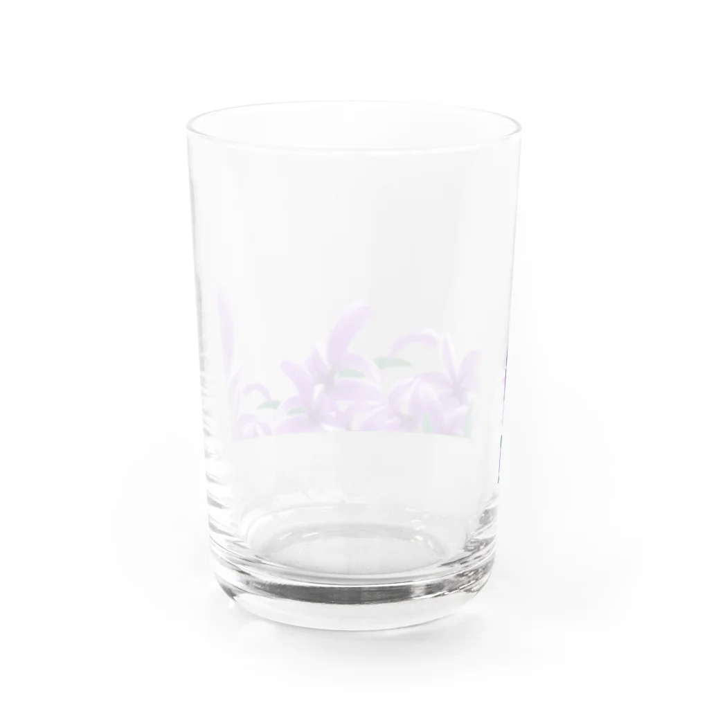 020worldの華々しい花々 Water Glass :back