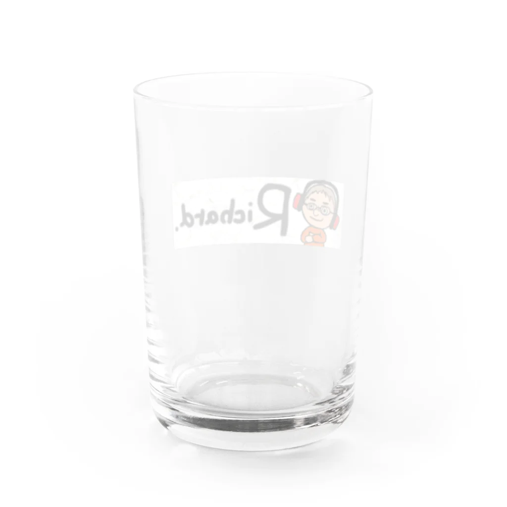 ＲＩＣＨＡＲＤのＲＩＣＨＡＲＤの似顔絵Ｂ Water Glass :back