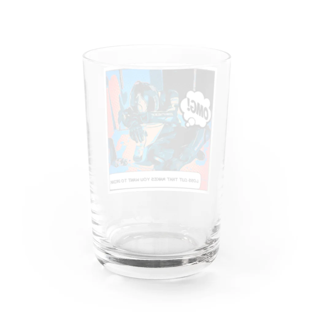 NAO a.k.a 睡魔のやけ酒したくなる損切り Water Glass :back