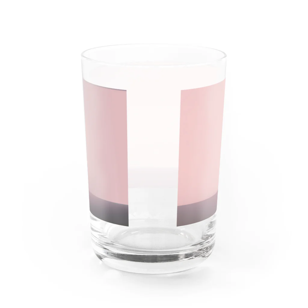 TOBA TOBA COLAのSUNSET PINK Water Glass :back