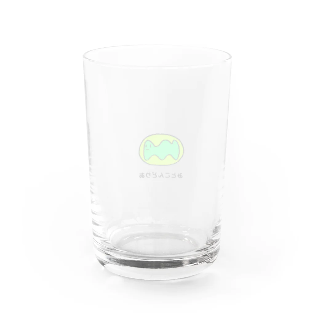 ピック部長のみとこんどりあ Water Glass :back