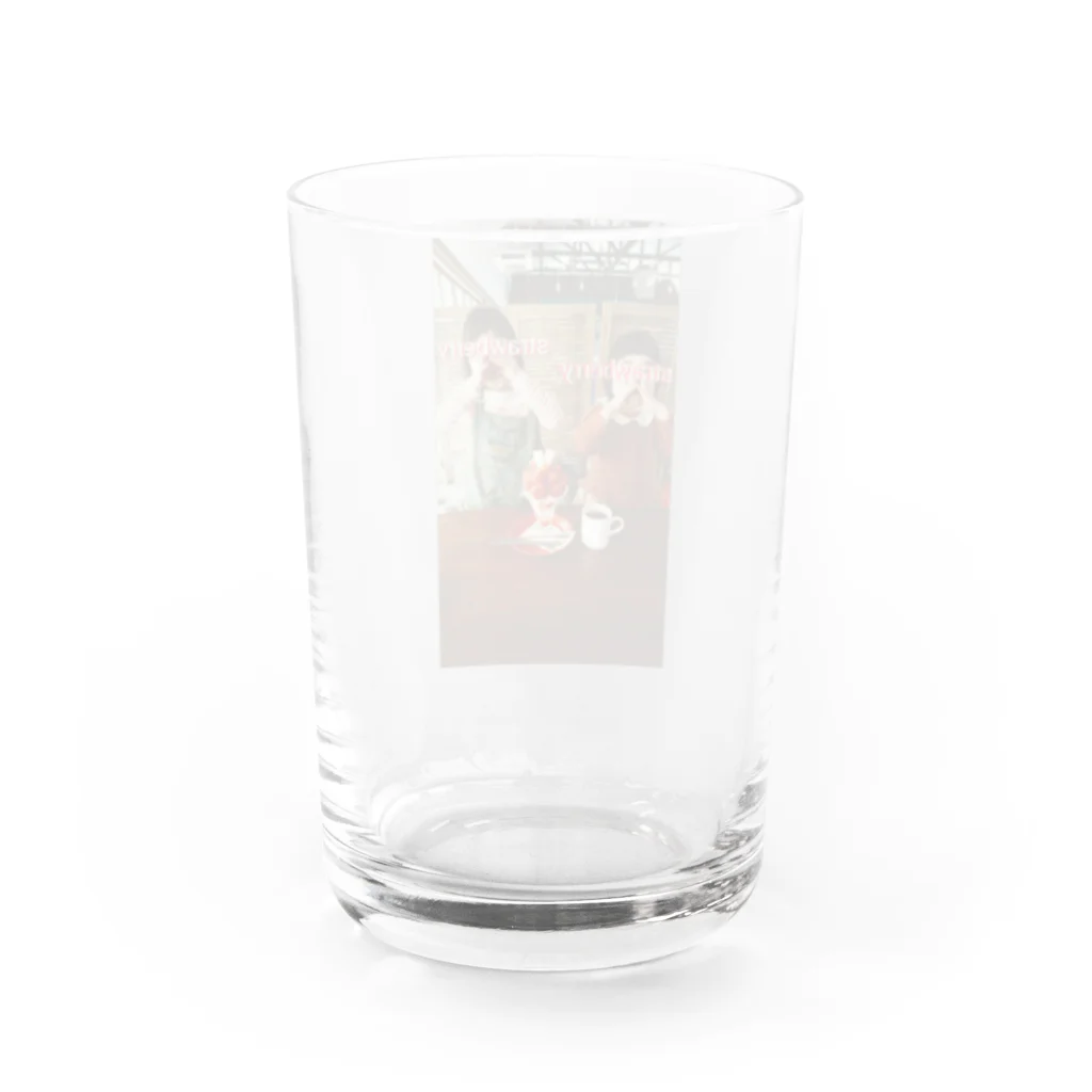 pARuのstrawberry Water Glass :back