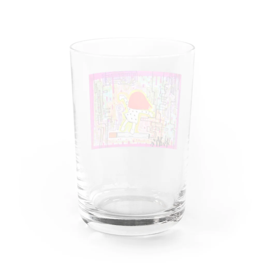 ためこ部屋のけむり。 Water Glass :back