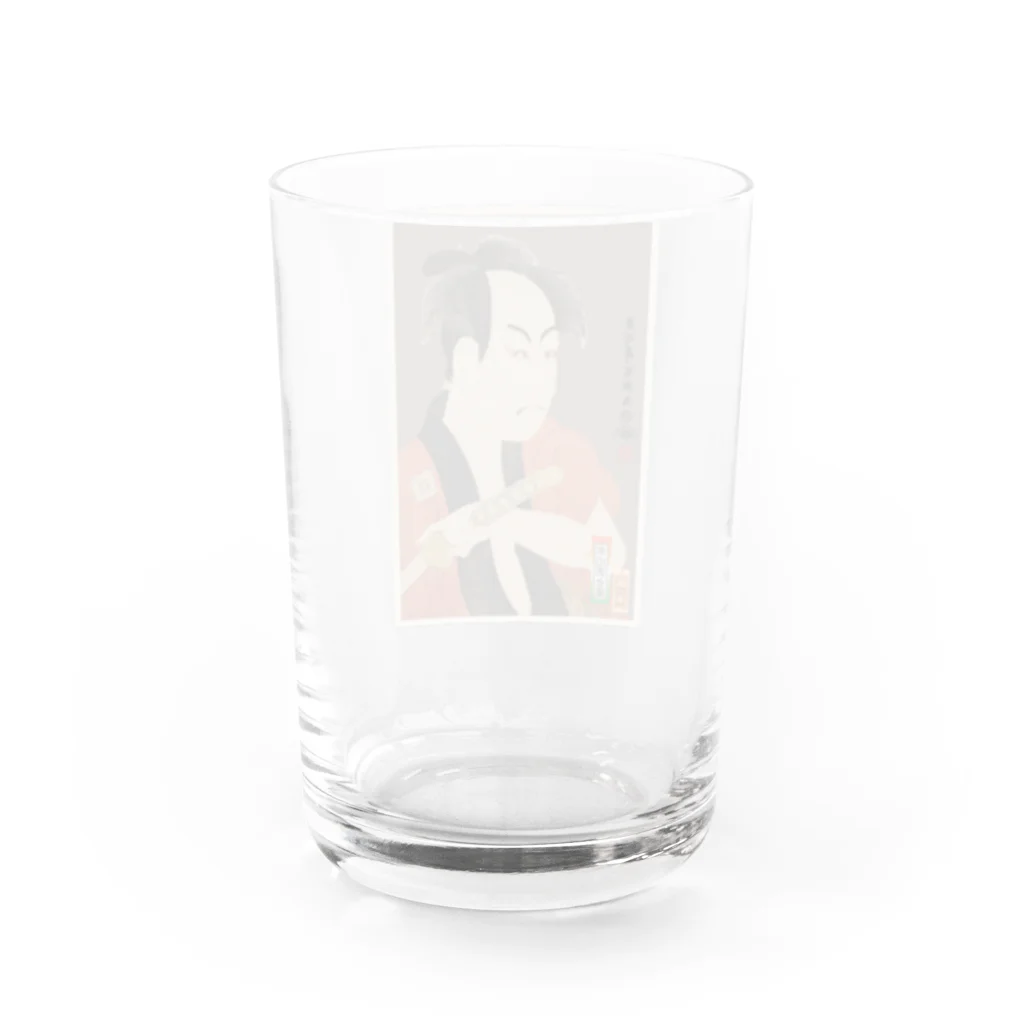 Rigelの市川男女蔵の奴一平 Water Glass :back