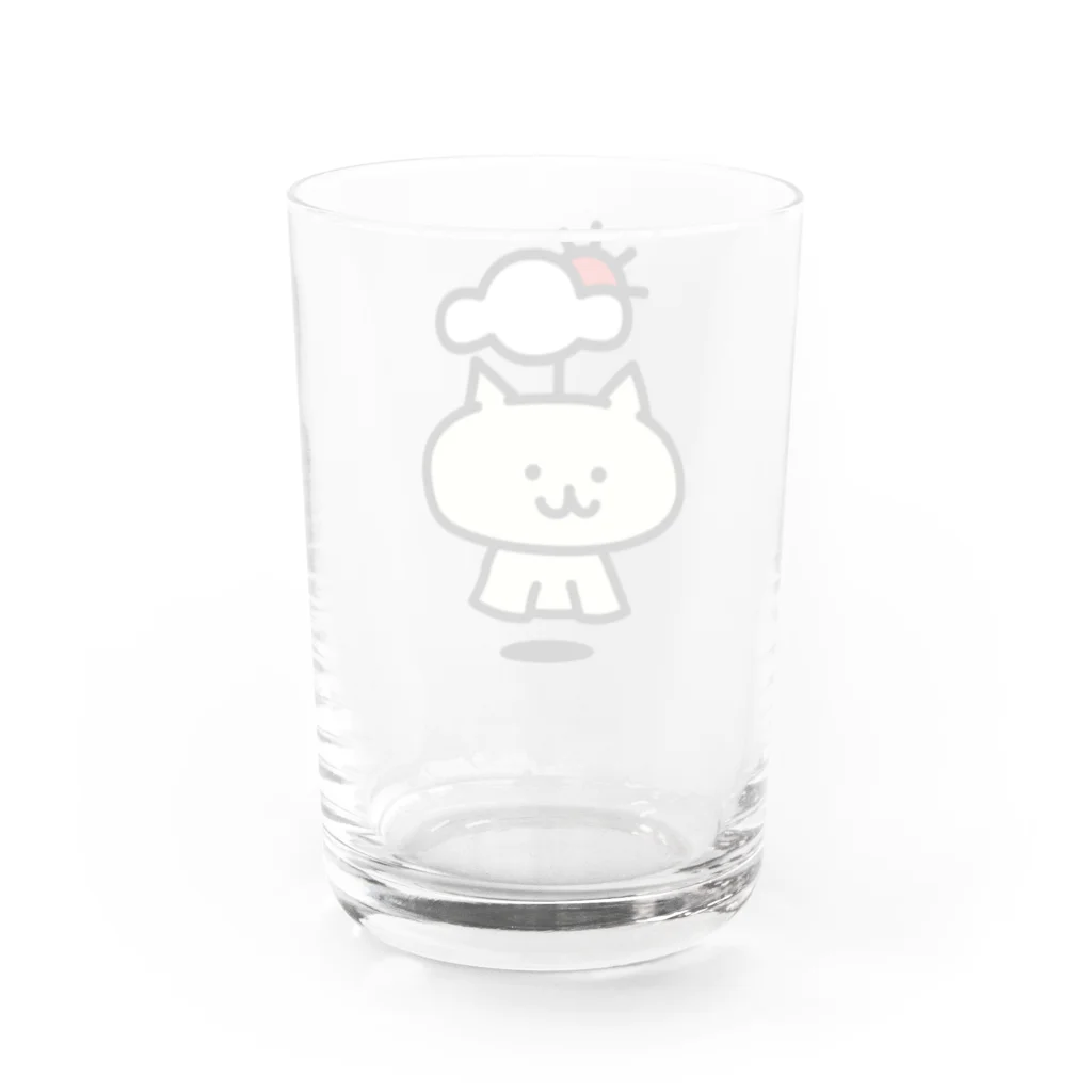 頭痛ーるズのてるてるネコ　通常 Water Glass :back