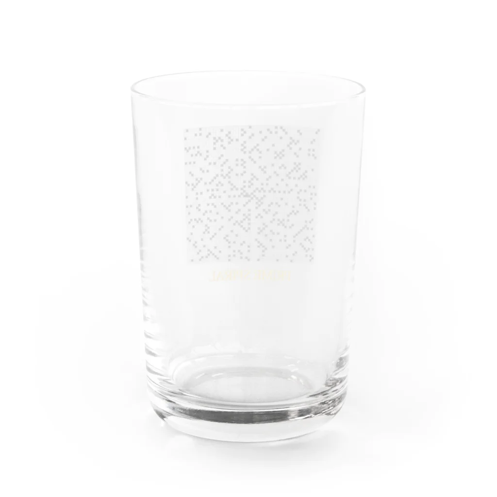 ζWalker/Shiunのウラムの螺旋 Water Glass :back