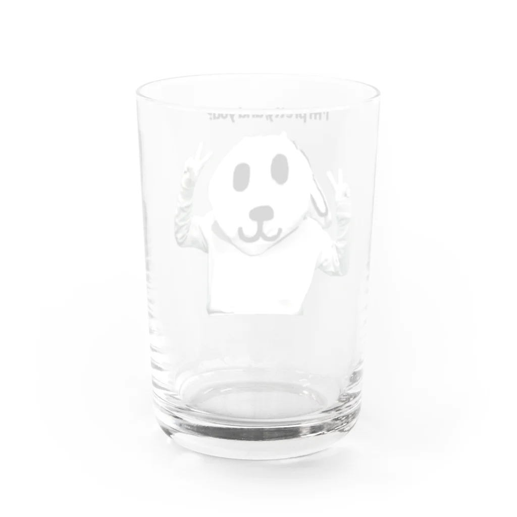 毛並みんの実写毛並みん・雑貨 Water Glass :back