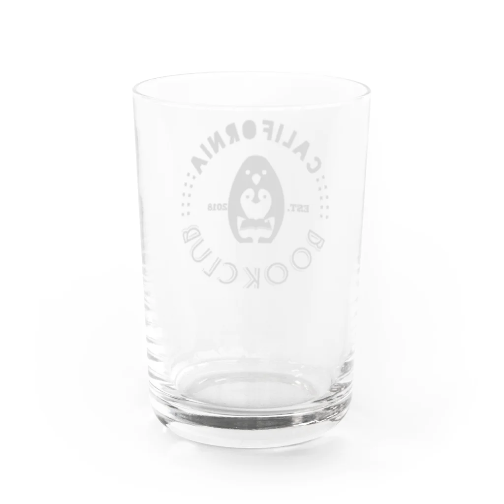 カリフォルニアブッククラブのカリフォルニアブッククラブ公式アイテム Water Glass :back