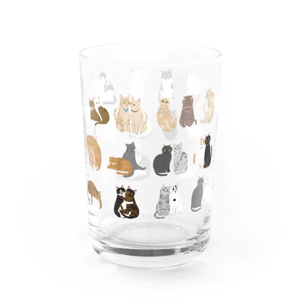 kawamu_cats shopの猫ちゃんグラス Water Glass :back