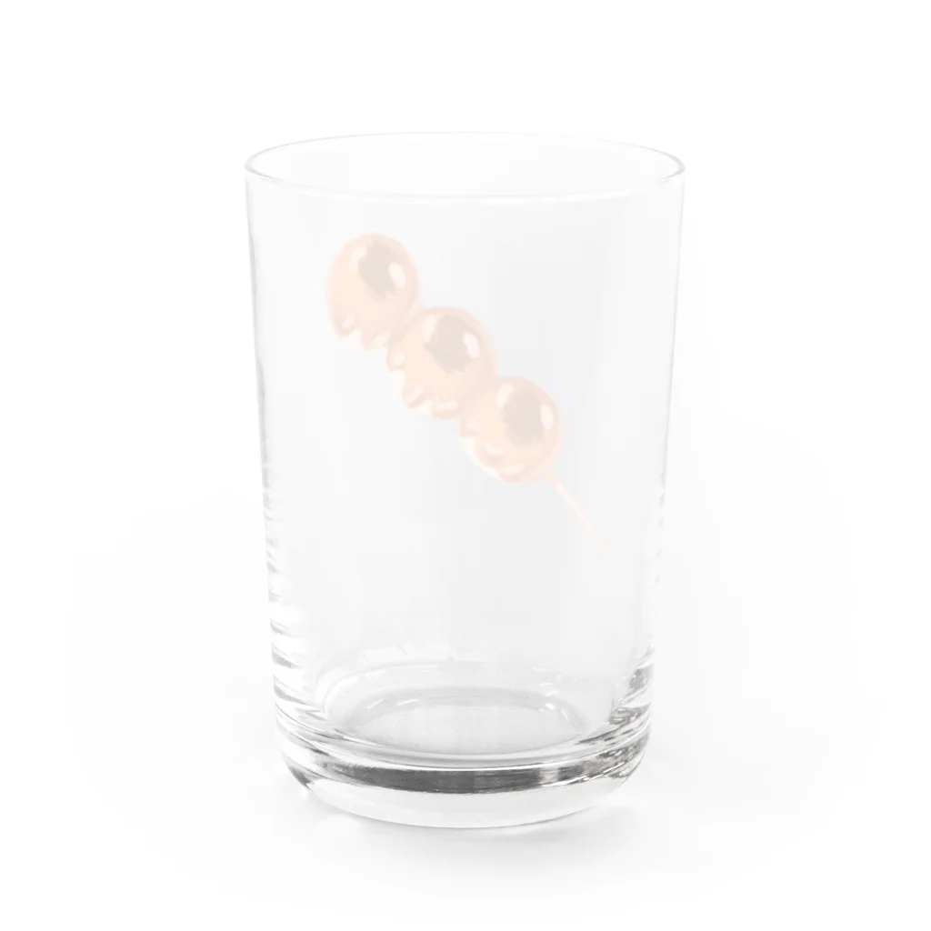 いくら丼のみたらし団子 Water Glass :back