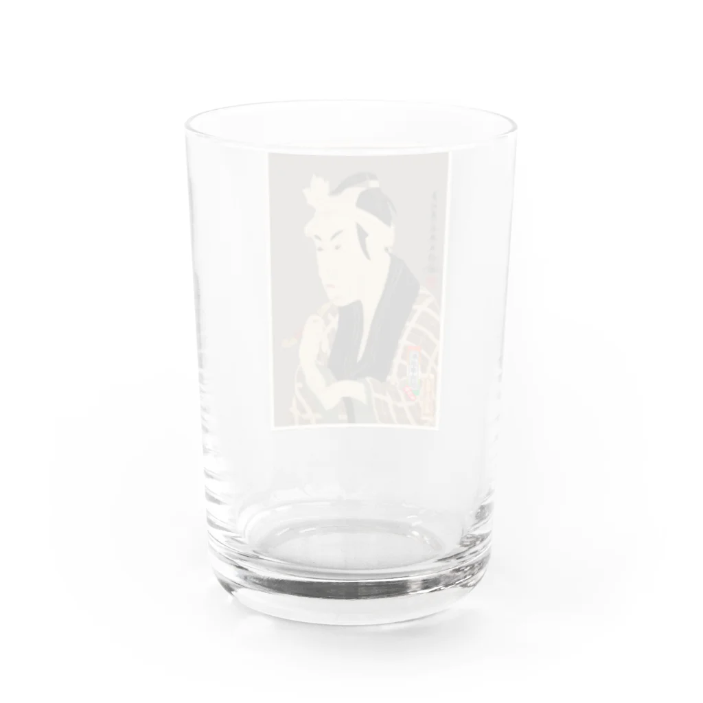 Rigelの四世松本幸四郎の山谷の肴屋五郎兵衛 Water Glass :back