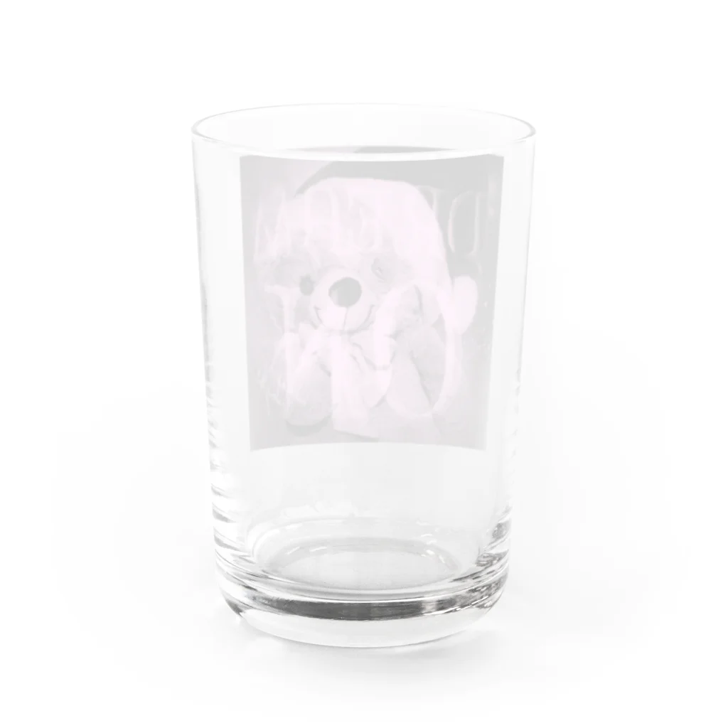 mk storeのどりおんくまさんぴんく Water Glass :back