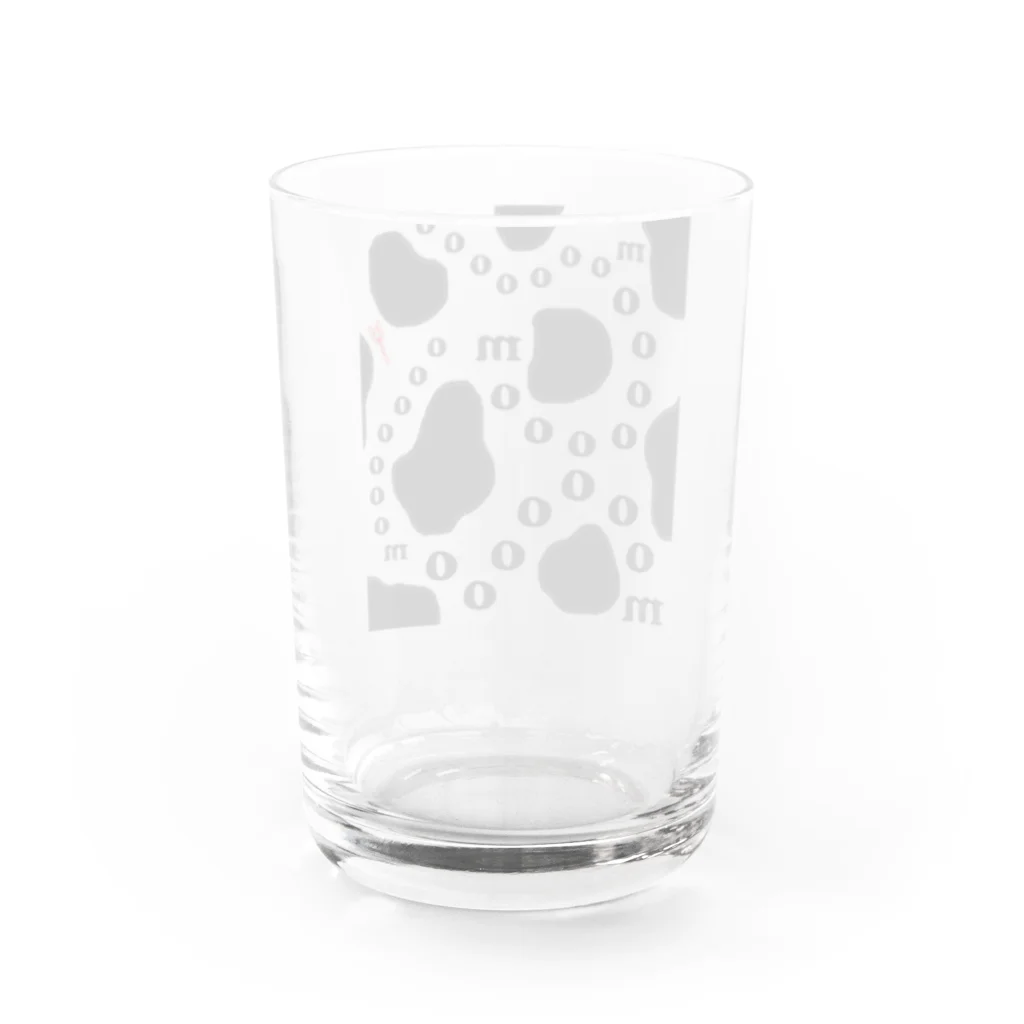 Thank you for your timeの丑柄 mooooooo Water Glass :back