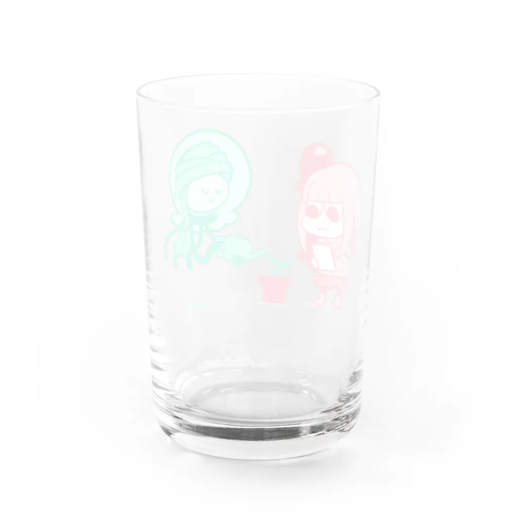 ありふれたshopの水やり Water Glass :back