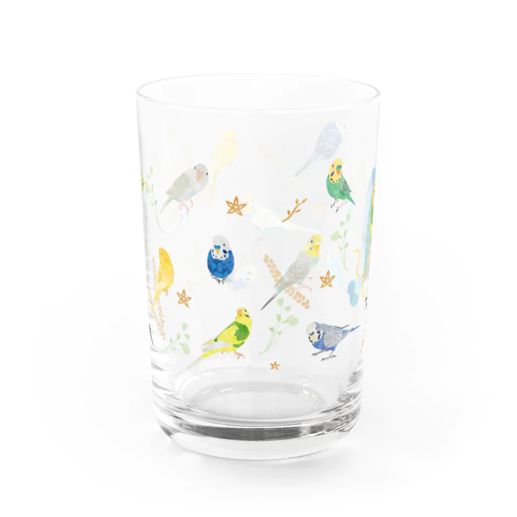 MIKIHO＠トリピカルのセキセイグラス Water Glass :back