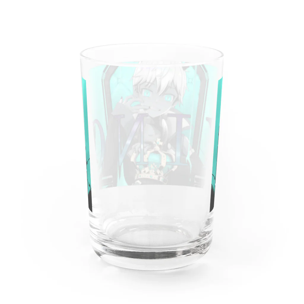 友絆リュリュ🤝💫の友絆リュリュ KING Ver. （文字あり） Water Glass :back