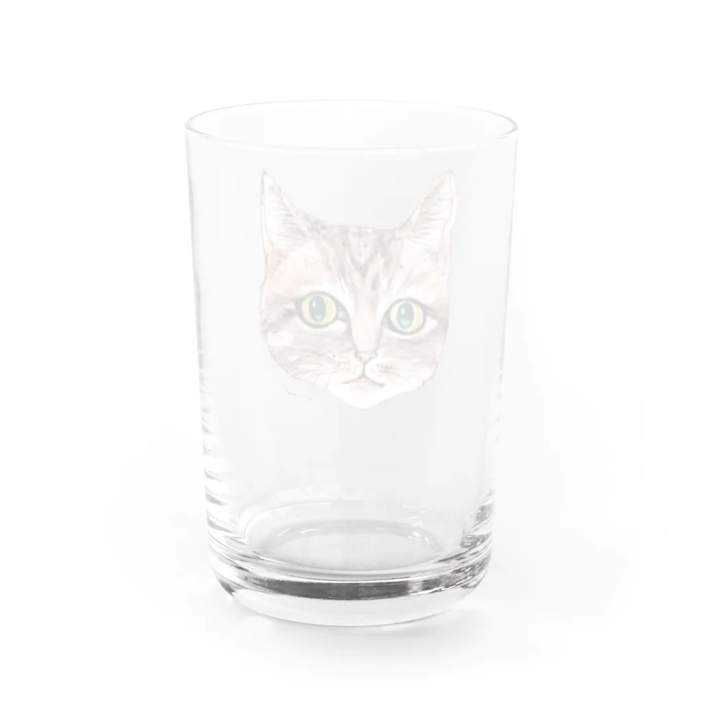 megumiillustrationのtommy Water Glass :back