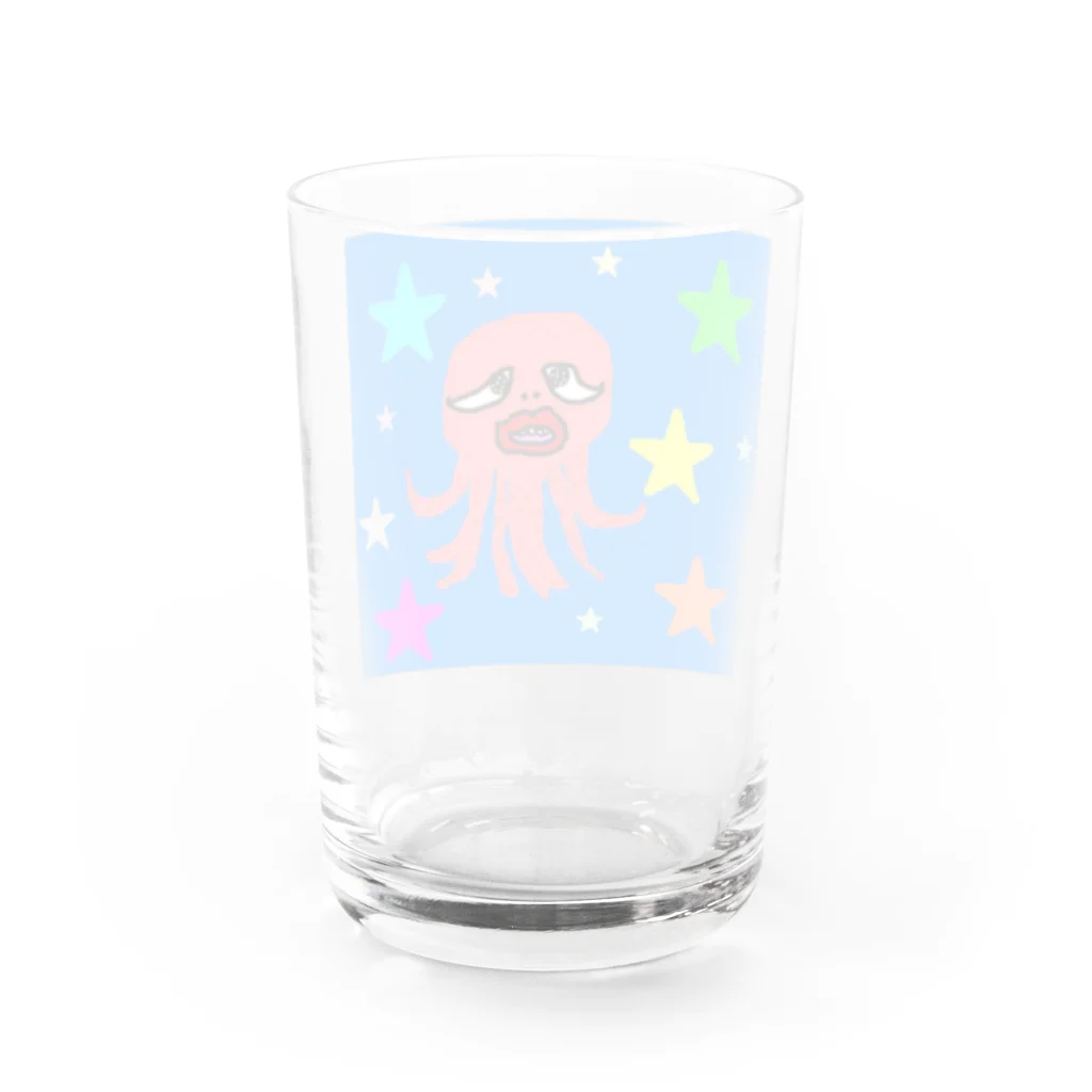 ブティック☆ンボのタコっていうか宇宙人的なテキーラ Water Glass :back