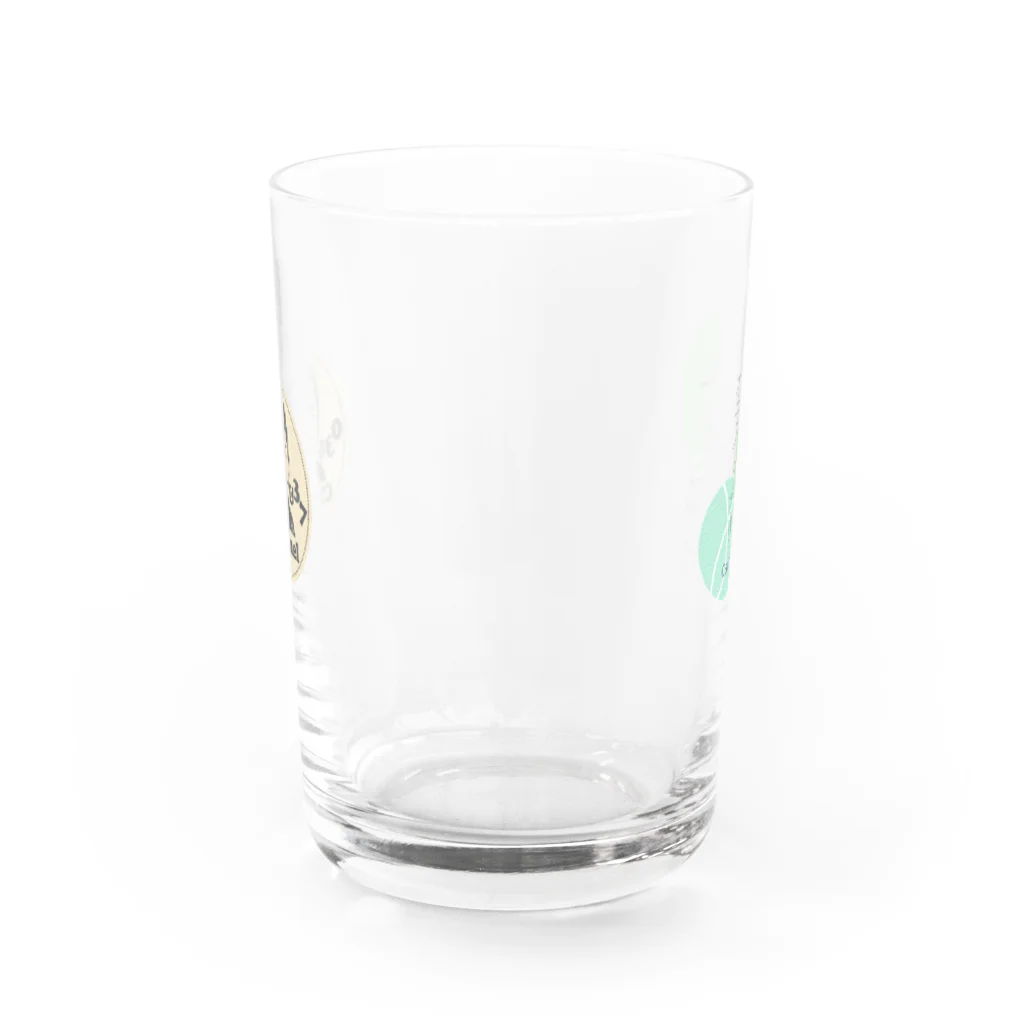 036＆37ちゃんねるの人生オモイドオリ　ひすいいろ Water Glass :back