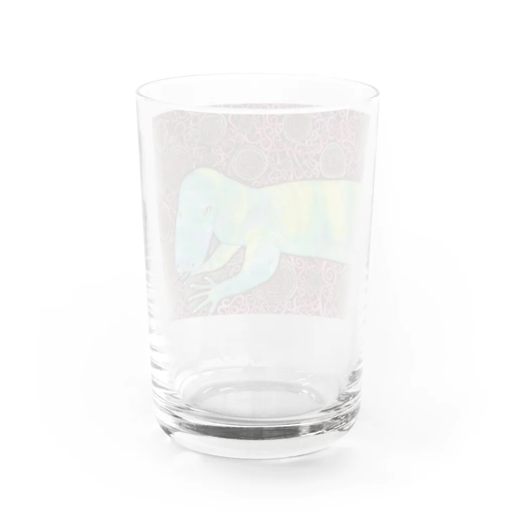 HOLMのハナブトオオトカゲ Water Glass :back