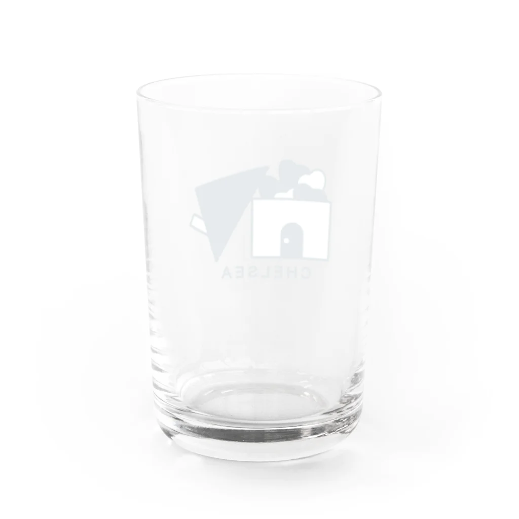 ちぇるしーのグッズ売り場のちぇるしーHome(青) Water Glass :back