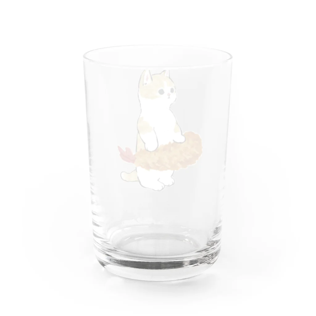 mofusandのえびふらいにゃー Water Glass :back