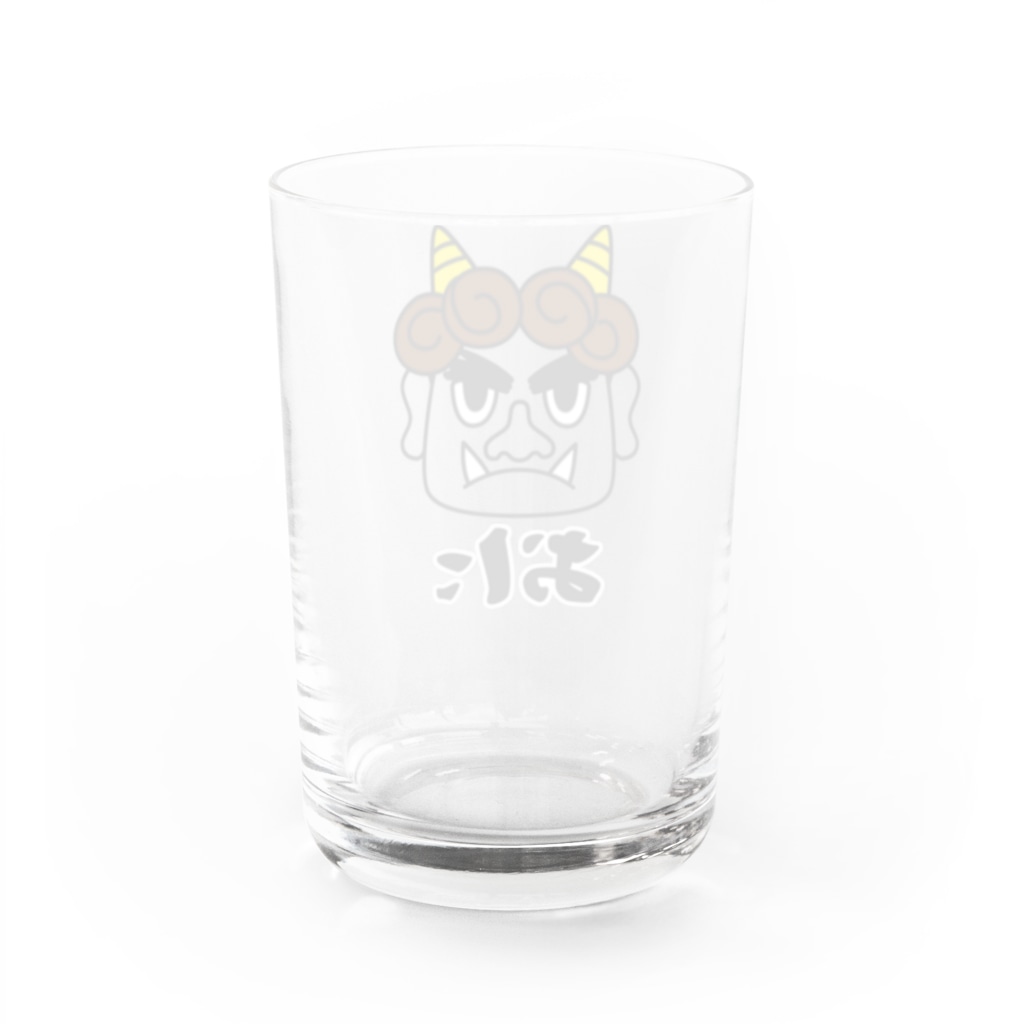 ももよりのいろいろ鬼 茶髪 Water Glass :back
